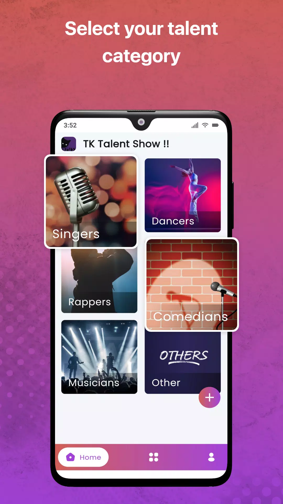 Capturas de pantalla de TK Talent Show
