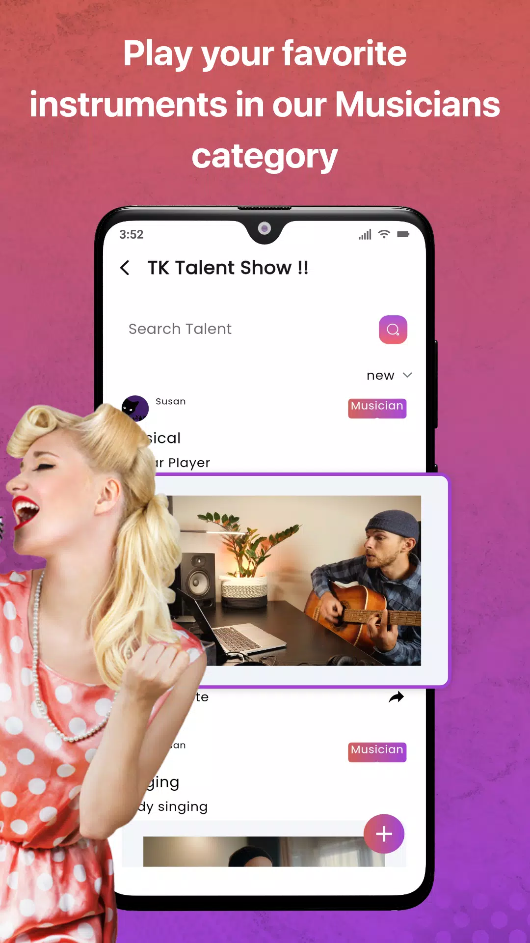 Capturas de pantalla de TK Talent Show