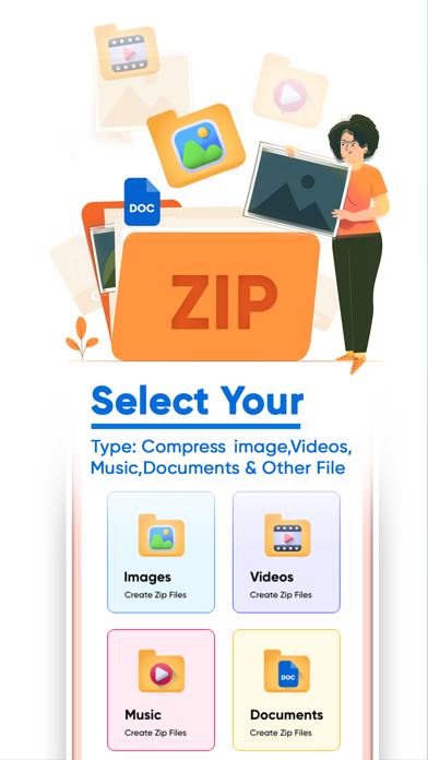 صور Zip File Extractor