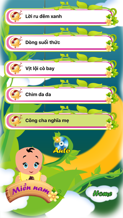 Vietnamese, English, Japanese lullabies Screenshots