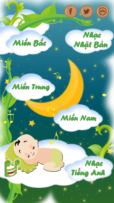 Vietnamese, English, Japanese lullabies Screenshots