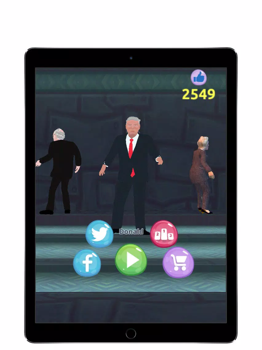 Capturas de pantalla de Trump vs Hillary - Presidential Race iPad 