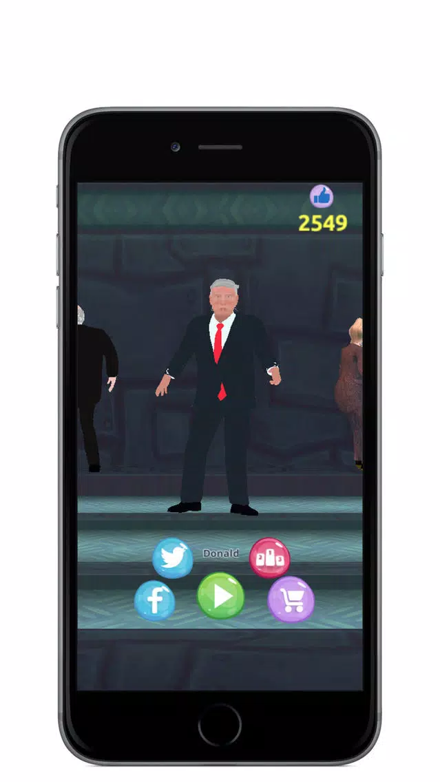 Capturas de pantalla de Trump vs Hillary - Presidential Race