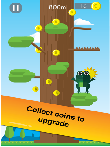 Ảnh chụp màn hình của Crazy Frog Jump Tap Escape iPad 