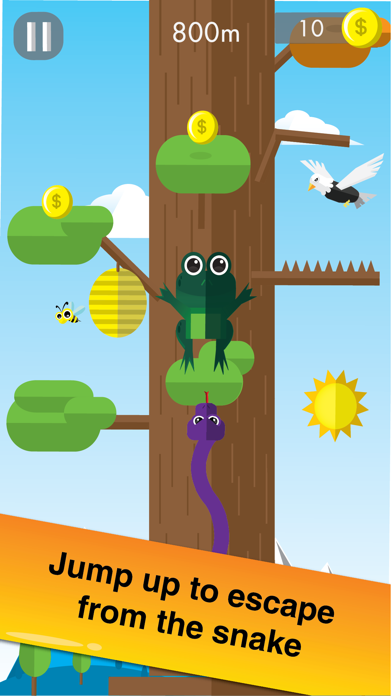 Ảnh chụp màn hình của Crazy Frog Jump Tap Escape