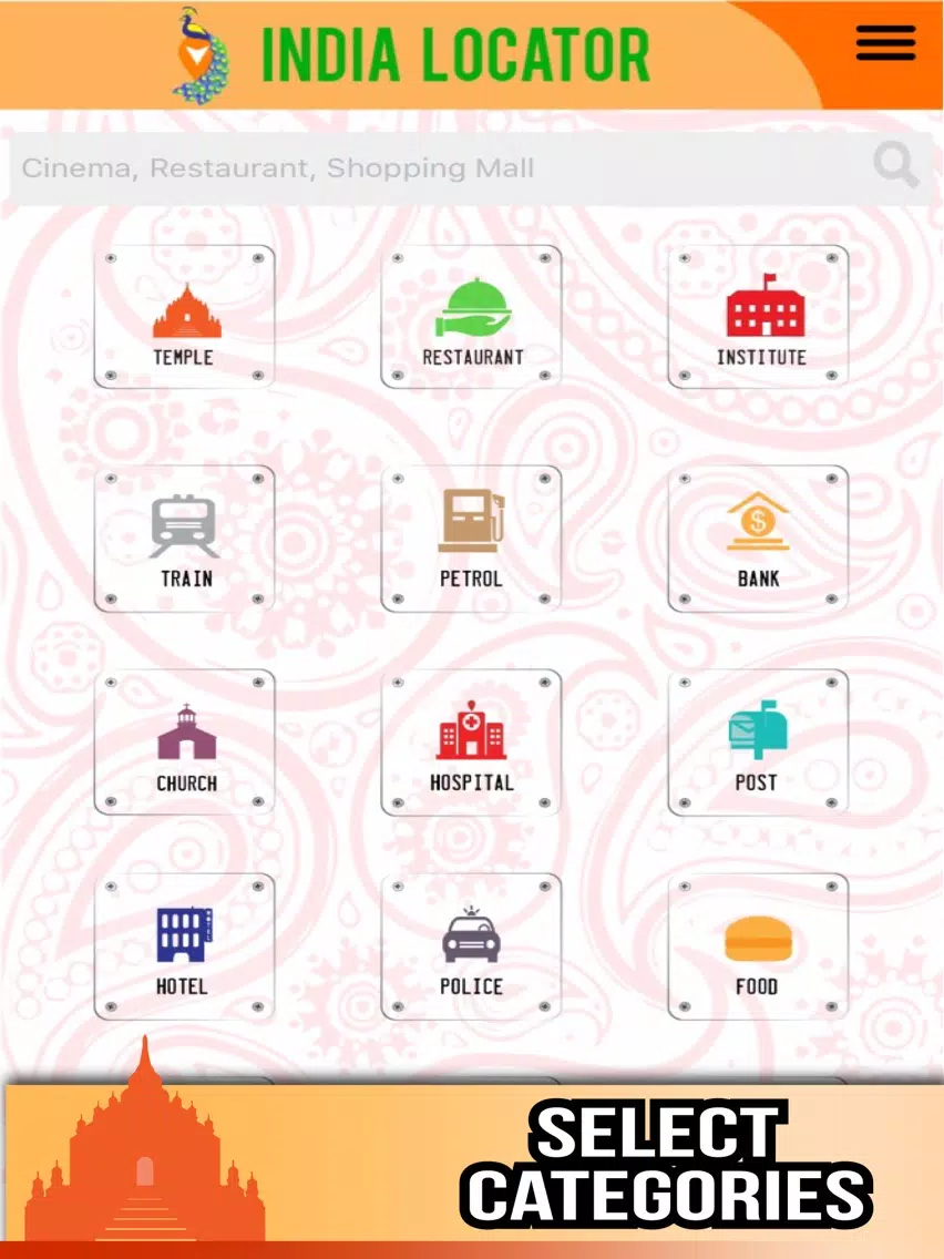 Nearby Locator : India iPad Screenshots