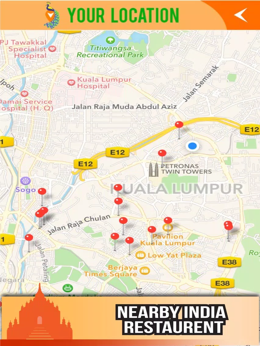 Nearby Locator : India iPad Screenshots