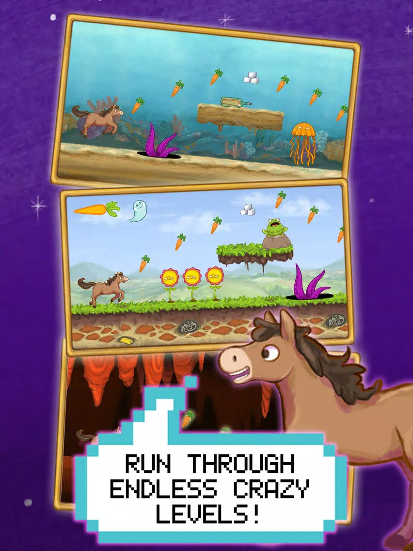 Neighem in Oblivion : Chaotic Horse Run iPad Screenshots