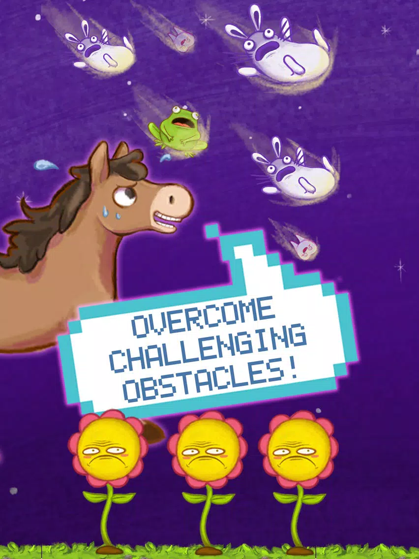 Neighem in Oblivion : Chaotic Horse Run iPad Screenshots