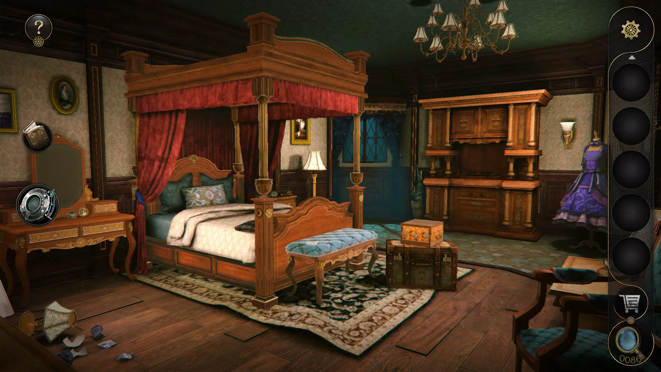 Captures d'écran de 3D Escape Room : Mystic Manor