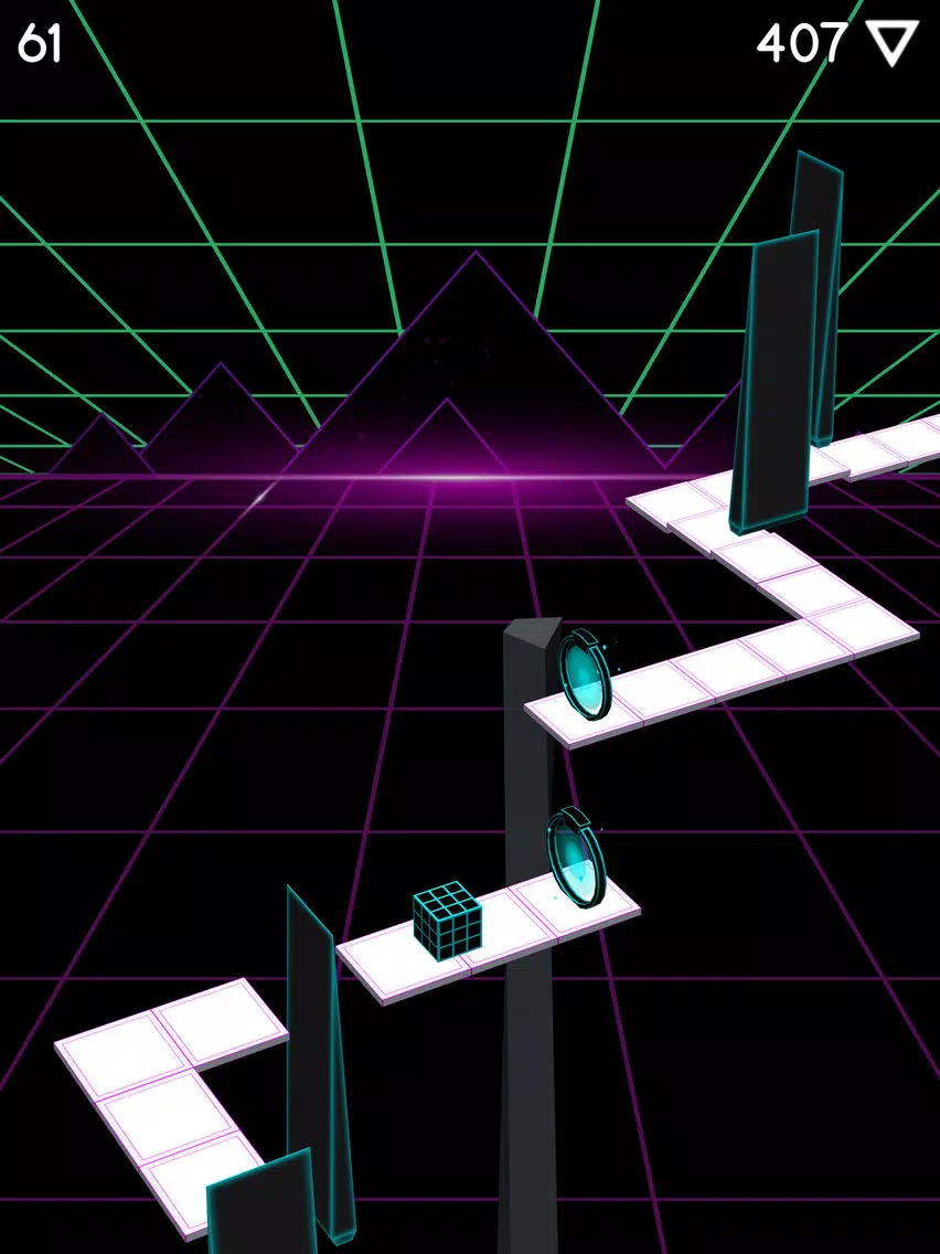 Tangkapan layar Neon Horizon iPad 