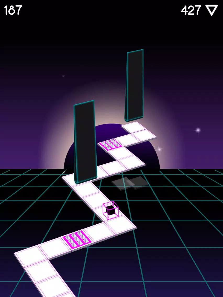 Tangkapan layar Neon Horizon iPad 