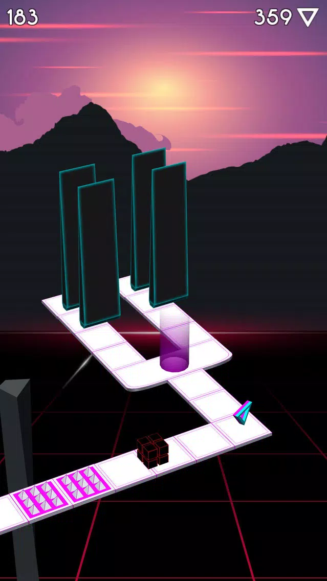 Tangkapan layar Neon Horizon