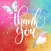 Thank You From the Heart Flowers & Drinks Stickers