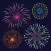 Animated New Fireworks Party for iMessage