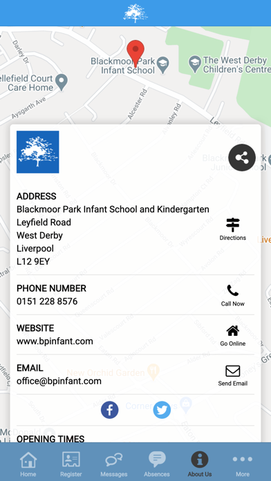 Blackmoor Park Infant School. Screenshots
