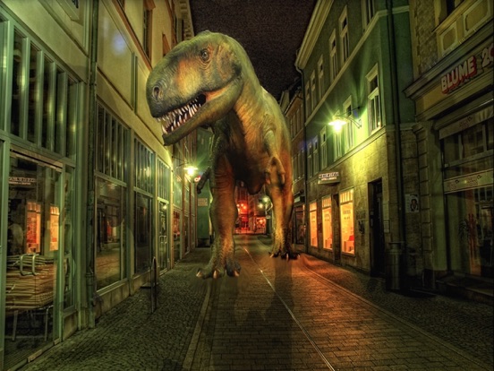 Tangkapan layar Killer T-Rex Shooting Combat iPad 