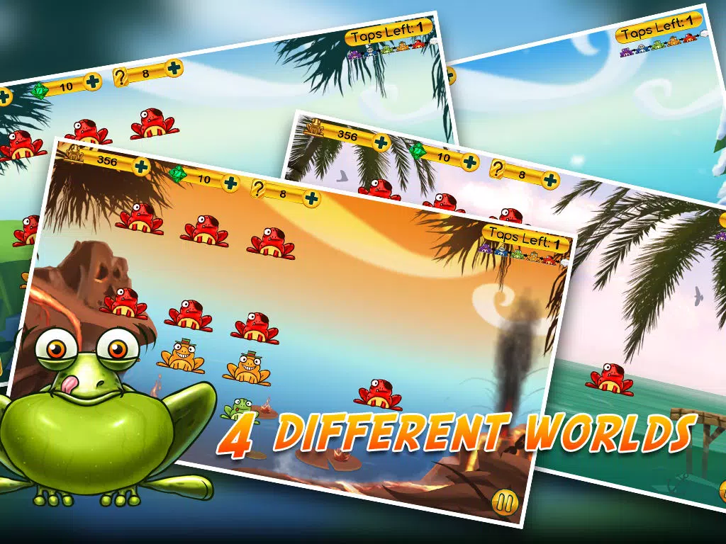 Mad Frogger Pro - Frog Pop Puzzle iPad Screenshots