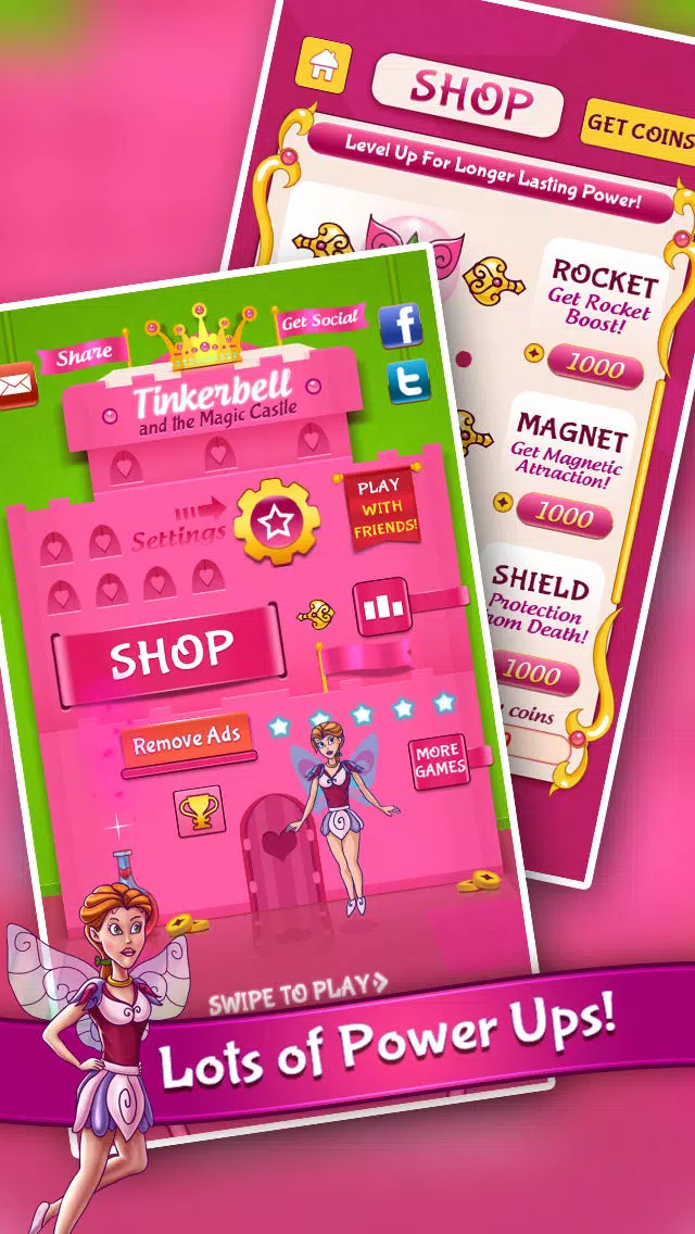 TinkerBell and the Magic Castle - PRO Multiplayer Cute Fairy Adventure Game Screenshots