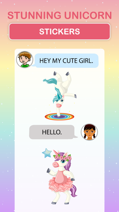 Stunning Unicorn Stickers Screenshots