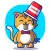Cat Hawaii Stickers