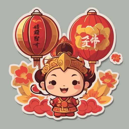 Chinese New Year Stickers Chinese New Year Stickers