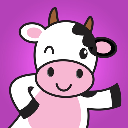 Cute Dairy Cow Stickers Cute Dairy Cow Stickers