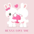 Bunny Love Stickers