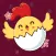 Funny Chick Stickers
