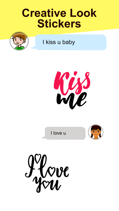 Typography Stickers Screenshots