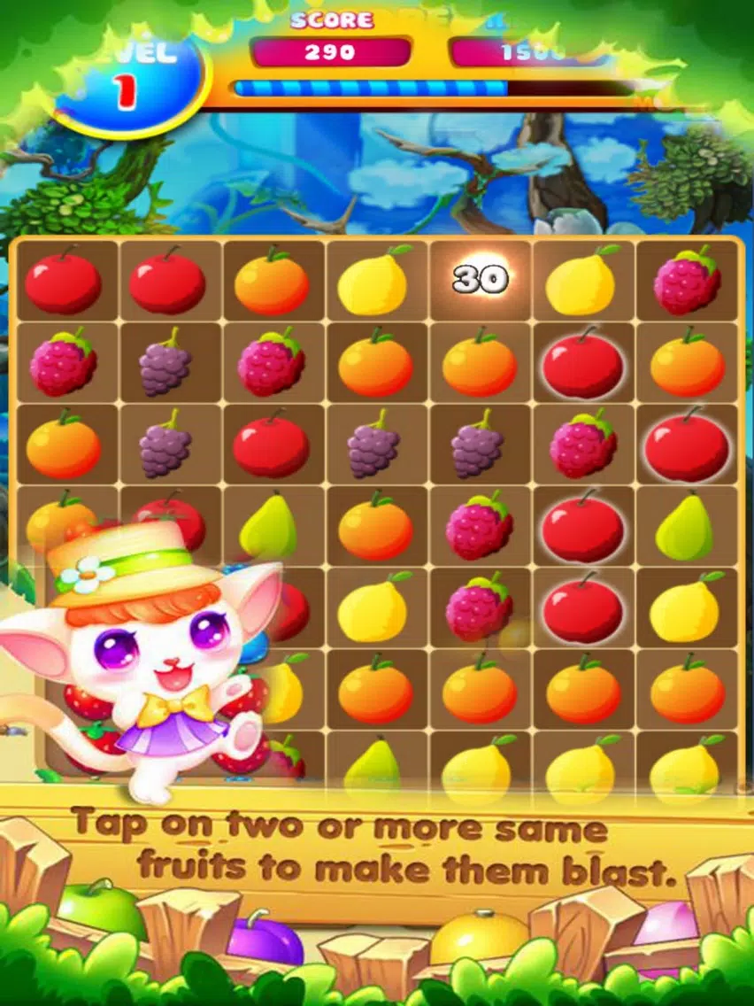 Fruit Combos Blash - Line Garden iPad Screenshots