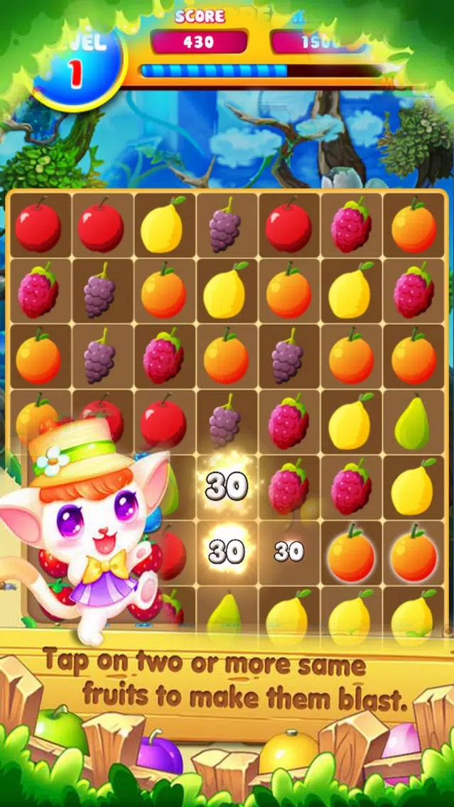 Fruit Combos Blash - Line Garden Screenshots