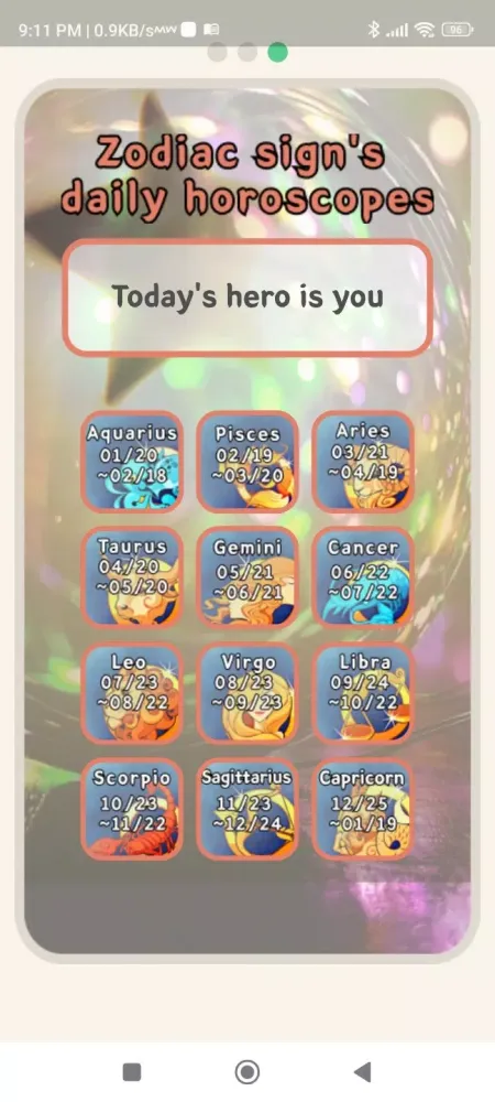 APPDOSA - Horoscopes for today Screenshots