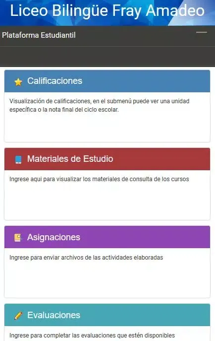 Liceo Fray Amadeo Screenshots