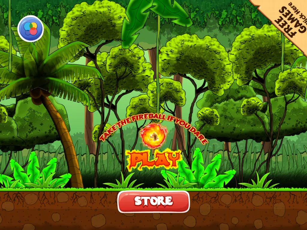 Bunny Jungle Jump & Fire Throw - Jumping Rabbit & Flying Burning Ball FREE FUN iPad Screenshots
