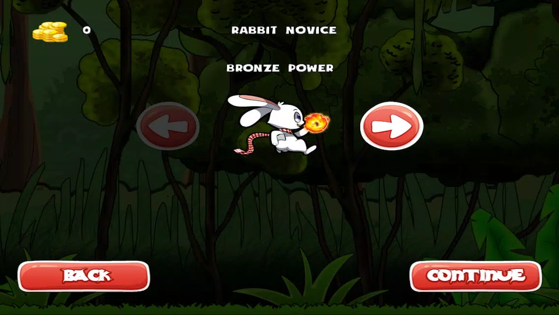 Bunny Jungle Jump & Fire Throw - Jumping Rabbit & Flying Burning Ball FREE FUN Screenshots