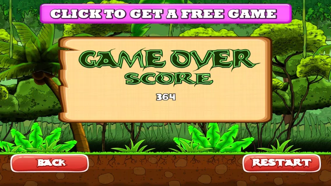 Bunny Jungle Jump & Fire Throw - Jumping Rabbit & Flying Burning Ball FREE FUN Screenshots