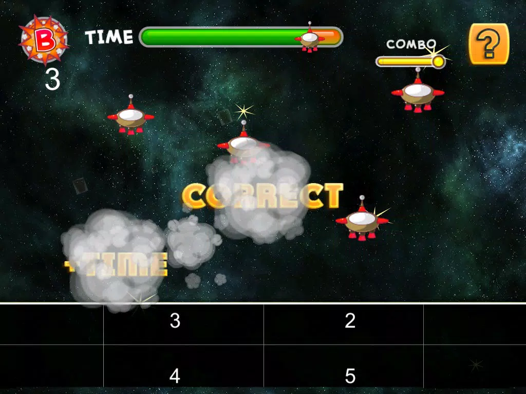 Space Ship Tap Shooting Battle Puzzle - Number Crush Attack Blast Free iPad  Screenshots