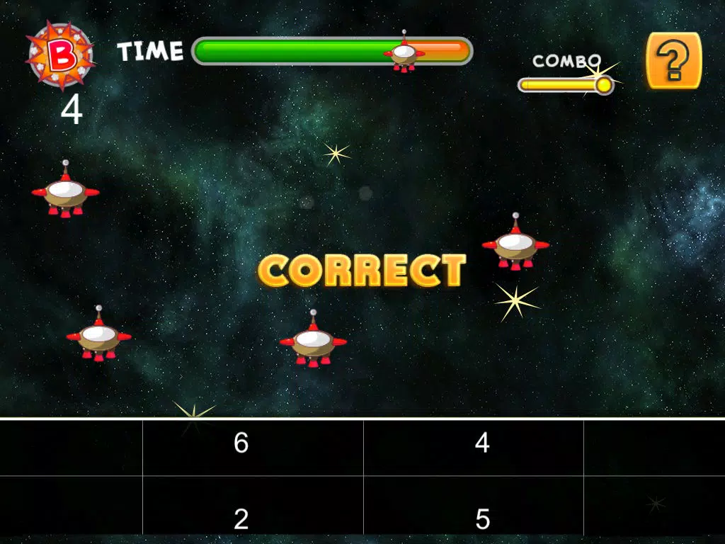 Space Ship Tap Shooting Battle Puzzle - Number Crush Attack Blast Free iPad  Screenshots