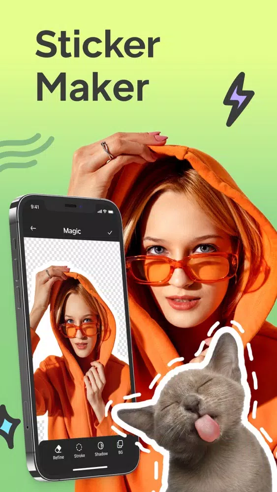 Photo Sticker Maker Wazaaap स्क्रीनशॉट