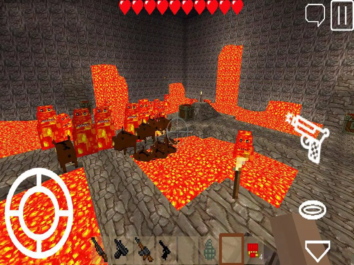 ภาพหน้าจอของ Pixel Block Gun 3D iPad 