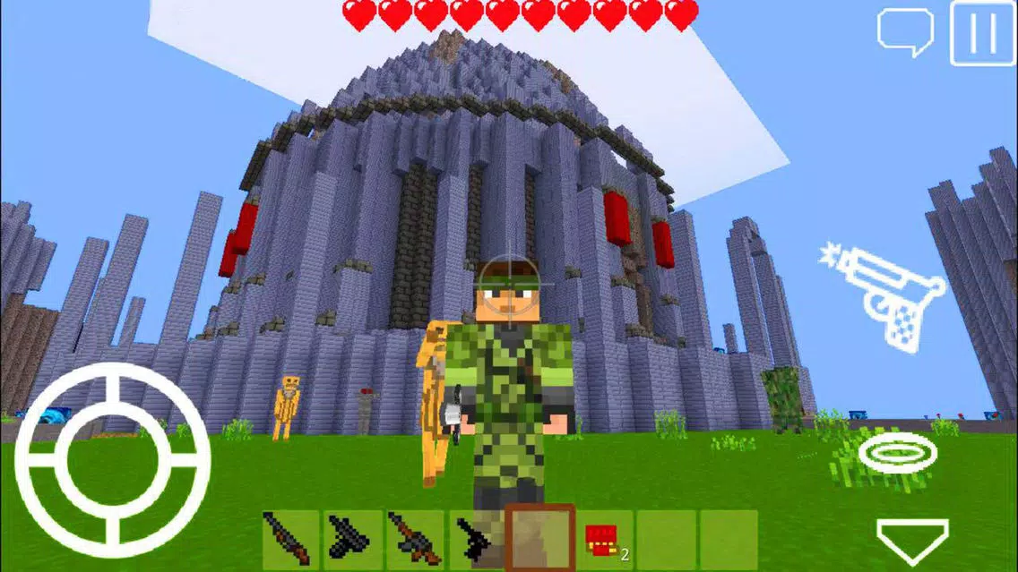 ภาพหน้าจอของ Pixel Block Gun 3D