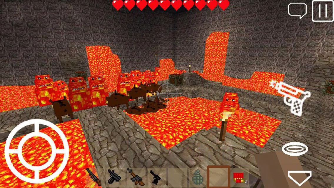 ภาพหน้าจอของ Pixel Block Gun 3D