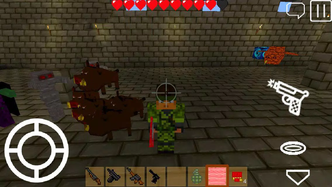 ภาพหน้าจอของ Pixel Block Gun 3D