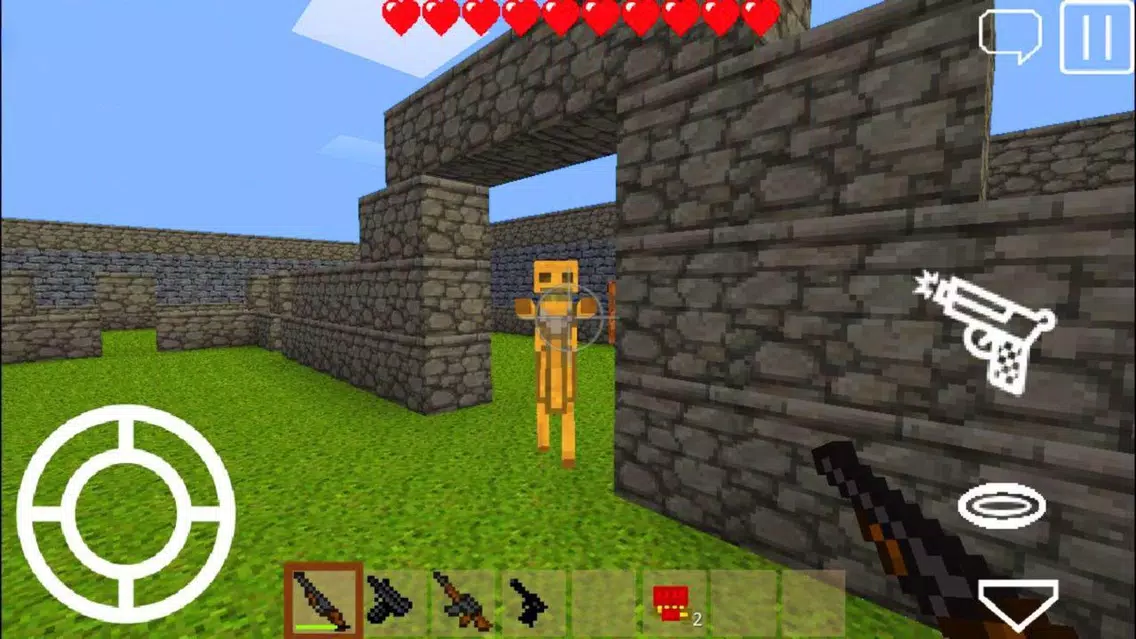 ภาพหน้าจอของ Pixel Block Gun 3D
