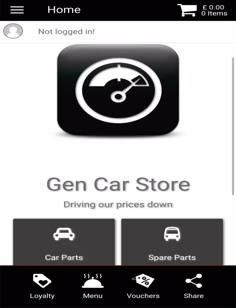 Gen Car Store iPad Screenshots