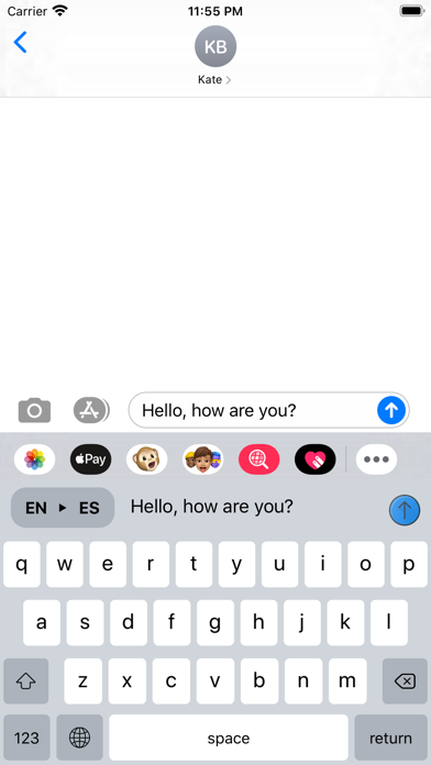 Translate Keyboard for Chat Screenshots