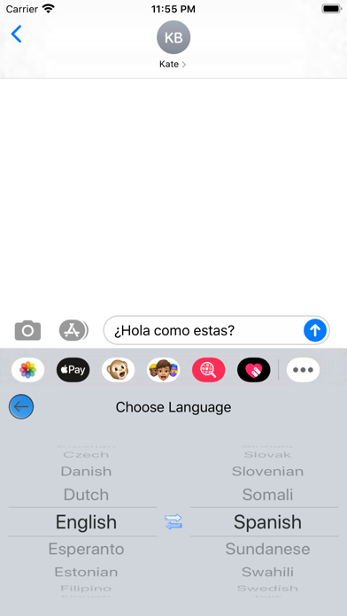 Translate Keyboard for Chat Screenshots