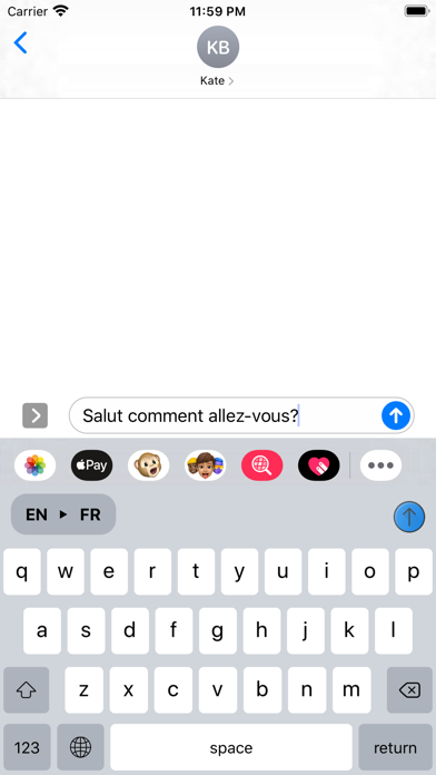 Translate Keyboard for Chat Screenshots