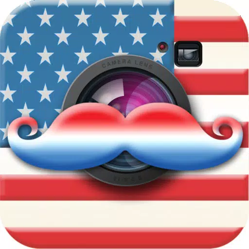 American Mustache Booth - Free Patriotic Photo App American Mustache Booth - Free Patriotic Photo App